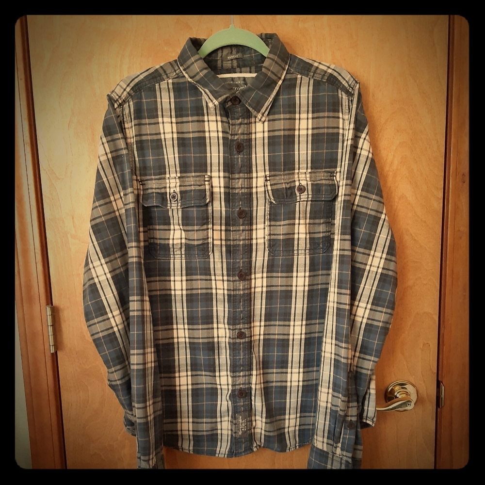 Abercrombie and Fitch Plaid Muscle Shirt